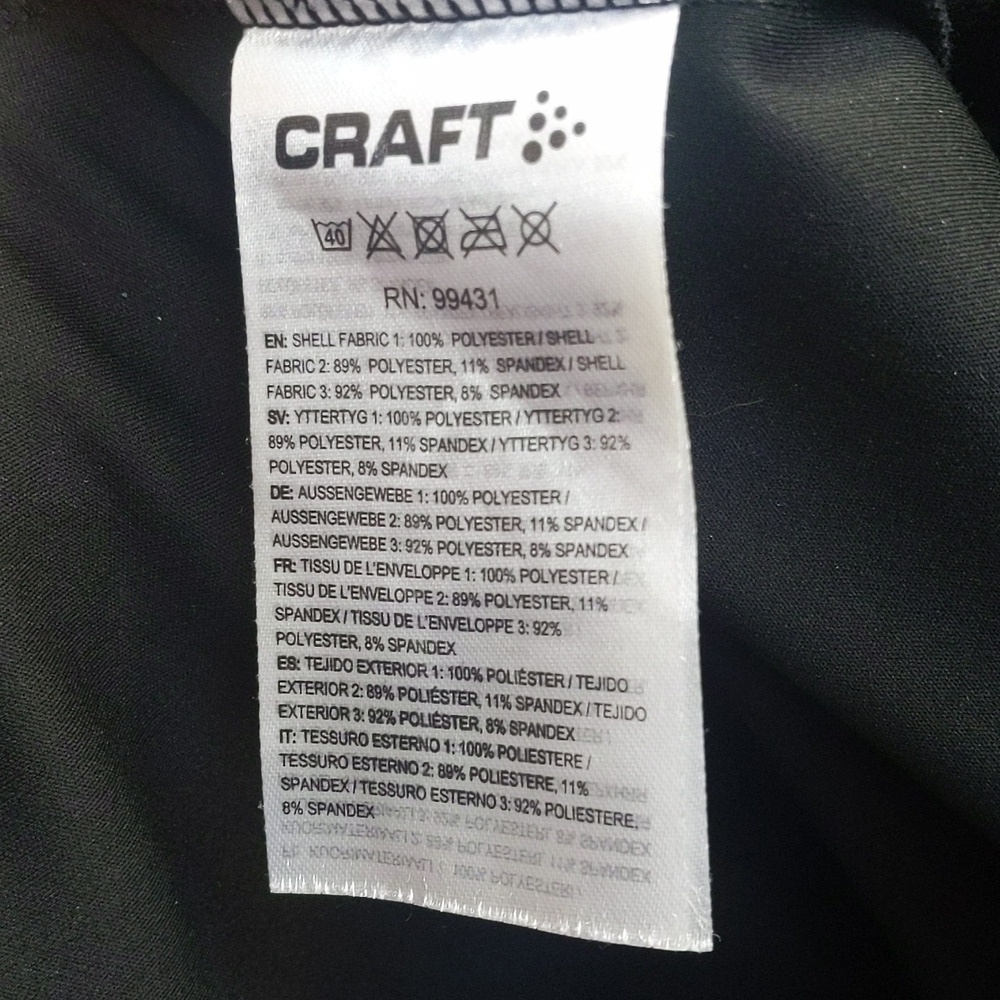 Craft L3 Protection Black & Pink Full Zip Cycling Jacket - Women's XL - Picture 6 of 8
